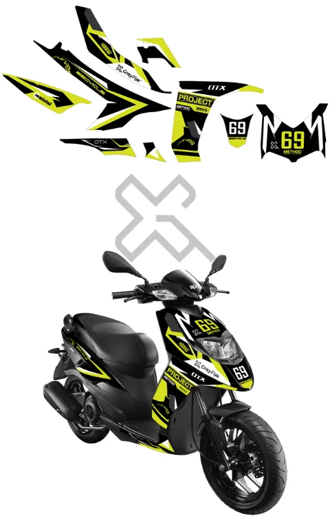 Aprilia SR150 OTX Project Sticker | Aprilia SR125 Full Body Wrap